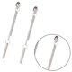 thumbnail image 4 of 1 par de pendientes largos con borlas minimalistas, elegantes, colgantes para mujer, joyería plateada, 4 of 6