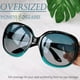 thumbnail image 3 of Gafas de sol Joopin Green Oversized Polarizadas para mujer, 3 of 6
