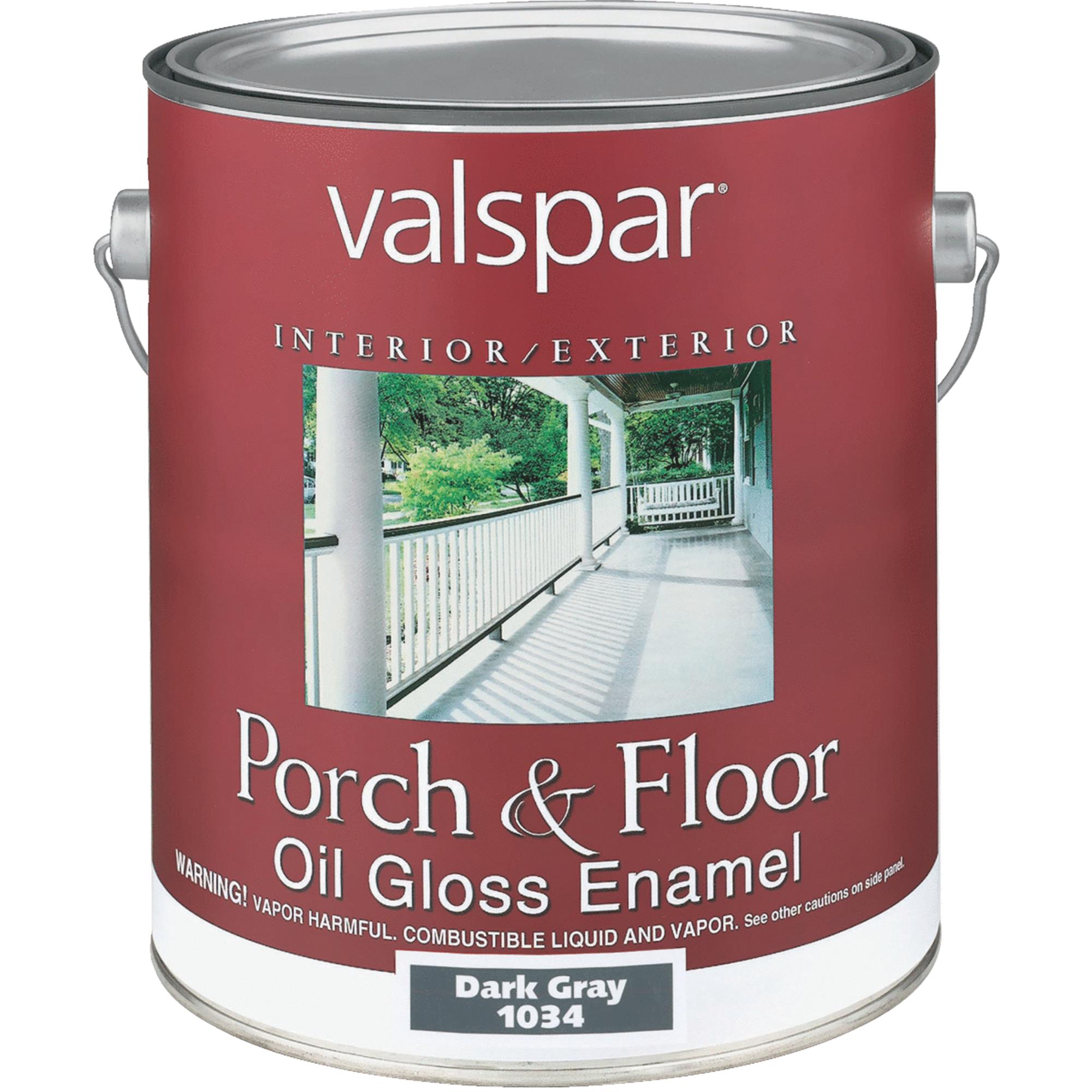 Valspar 1034 Porch And Floor Enamel Paint High Gloss Dark Gray 1 Gal Valspar 1034 Porch And Floor Enamel Paint High Gloss Dark Gray 1 Gal
