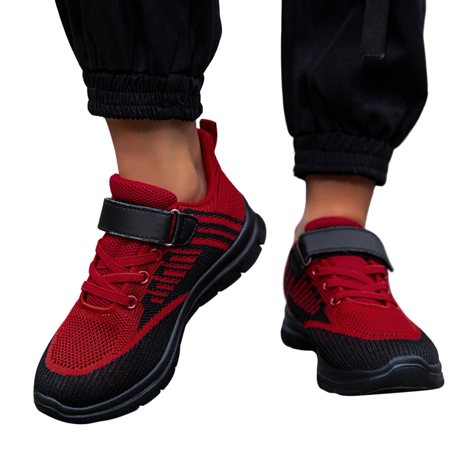 Sneakers for Boys Girls Micro-Wedge Zip-Up Pumps Lightweight Breathable Comfort Shoes White Sneakers,Size 8 Years-9 Years