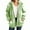 Mint Green--womens puffy jackets, variant on Aboser Flannel Plaid Jackets for Women Fashion Tartan Hooded Shackets Thermal Fuzzy Fleece Jacket Coat Comfy Soft Long Sleeve Outerwear Coats with Pockets