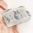 OWNMEMORY Chinchilla Pattern Portable PU Leather Necklace Organizer