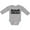 AC-Heather Grey, variant on Inktastic Chicago Skyline Grunge Boys or Girls Long Sleeve Baby Bodysuit