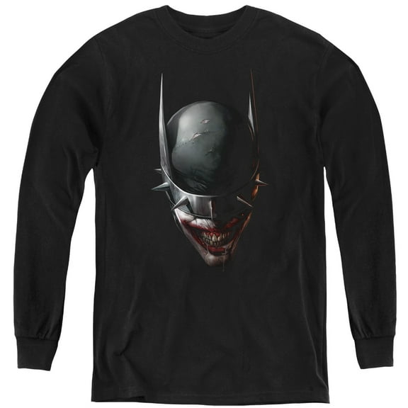 Batman - Batman Who Laughs Head - Youth Long Sleeve Shirt - X-Large