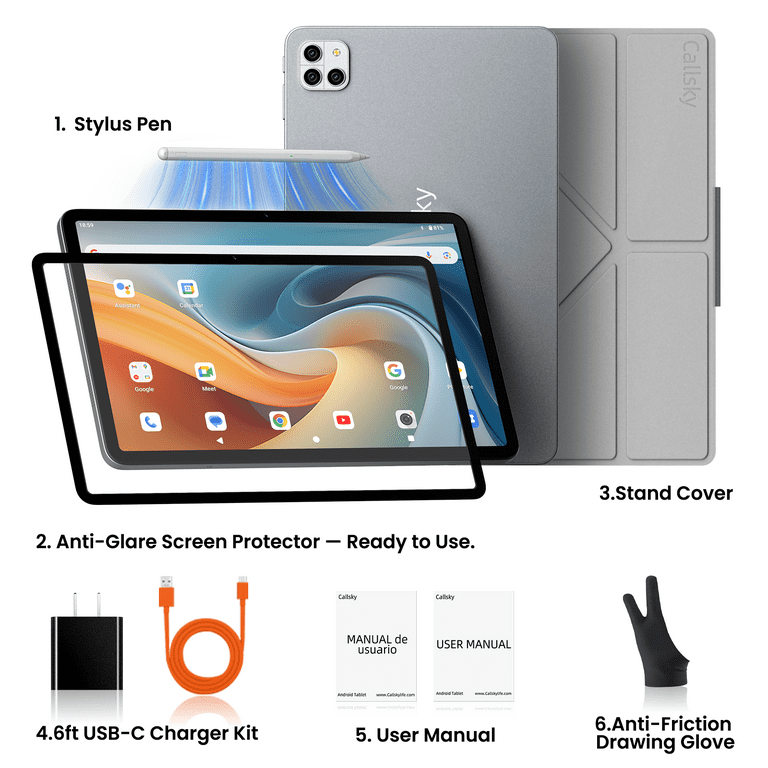 Callsky, Android Tablet, 12-Inch, 4G LTE, 16GB+256GB - Walmart.com