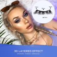 thumbnail image 4 of Natural Half Lashes Short Wispy Faux Mink Lashes Fake Eyelashes 10 Pairs, 4 of 5