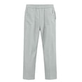 thumbnail image 6 of SAWOBUUN Men's Dress Pants Elastic Waist Straight Leg Wrinkle-Resistant Loose Fit Business Office Casual Trousers, 6 of 7