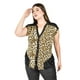thumbnail image 1 of Blusa sin mangas animal print Roman Fashion /Tallas Extras, 705 (Print cafe) cafe 38, 1 of 6