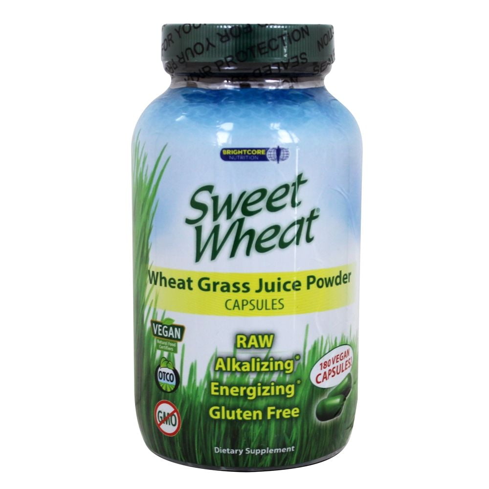 Brightcore Sweet Wheat Organic Wheat Grass Juice Powder 180