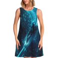 thumbnail image 1 of Disketp Futuristic Jet Ski Adventure para Vestido sin Mangas para Mujeres, Vestidos de Verano para Mujeres, Casual y Holgado para la Playa, 1 of 7