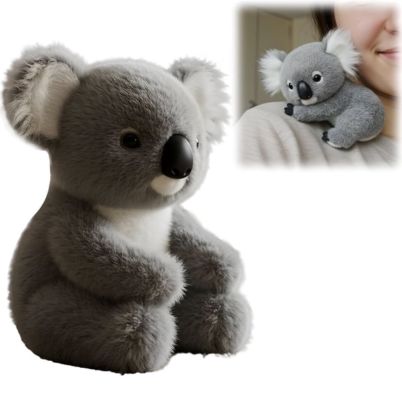 BESTSKY Emotional Support Healing on Demand Plush Stuffed Animal Koala Bear Calm Down Stress Relief Koala for Anxiety Sleep Buddy Realistic Lifelike Robot Pet