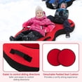 thumbnail image 4 of Spaco 80" 2-Person Inflatable Snow Sled for Kids and Adults-Red, Plus Size Snow Tube, Inflatable Sleds for Kids and Adults, 4 of 8
