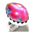 thumbnail image 2 of Natural Dicorich Glass Gemstone 925 Sterling Silver Gift Ring Size 10, 2 of 2