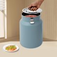 thumbnail image 3 of Rice Storage Container, Stainless Steel Airtight Canister 3.2Gal Canisters Container with Lids Locking Clamp, 12L Bucket Food Storage Containers Airtight for Rice Flour Grain Coffee Bean (Blue), 3 of 9