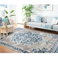 thumbnail image 5 of SAFAVIEH Brentwood Cahal Oriental Area Rug, Light Gray/Blue, 9' x 12', 5 of 12