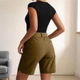 thumbnail image 5 of BUIGTTKLOP Women's Lightweight Hiking Cargo Shorts for Running Athletic Camping Travel Golf with Pockets, 5 of 6