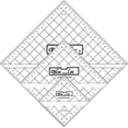 thumbnail image 2 of Ensemble de Règles Bloc Loc-Half Square Triangle #5.1cm - 6.4cm 11cm, 17cm, Règle Acrylique, 2 of 2