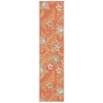 thumbnail image 4 of SAFAVIEH Sunrise Cole Floral Reversible Indoor/Outdoor Runner Rug, Ivory/Rust Sage, 2' x 8', 4 of 9