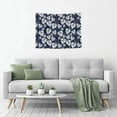 thumbnail image 5 of Kdxio White Leaves Wall Hanging Tapestries Banner For Bedroom College Dorm Home Living Room Party Decor 29X37 In, 5 of 8