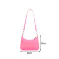 thumbnail image 2 of Bolsa de hombro de PVC transparente de compras informal para mujer de mano para mujer vagabundos para viajar JShteea  Para Estrenar, 2 of 9