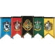 thumbnail image 1 of Harry Potter Wizarding House Banner Flag Set, 12'' x 20'' Polyester Flags, Set of 5 Includes Hogwarts Crest, Gryffindor, Slytherin, Ravenclaw & Hufflepuff Banners, Birthday Party Supplies,, 1 of 8
