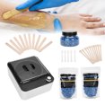 thumbnail image 2 of Kit de Depilación Octpeak Calentador de Cera Conjunto de Máquina de Frijoles de Cera Accesorios para Varillas para Todo el Cuerpo y Rostro y Cejas y Piernas, 2 of 7