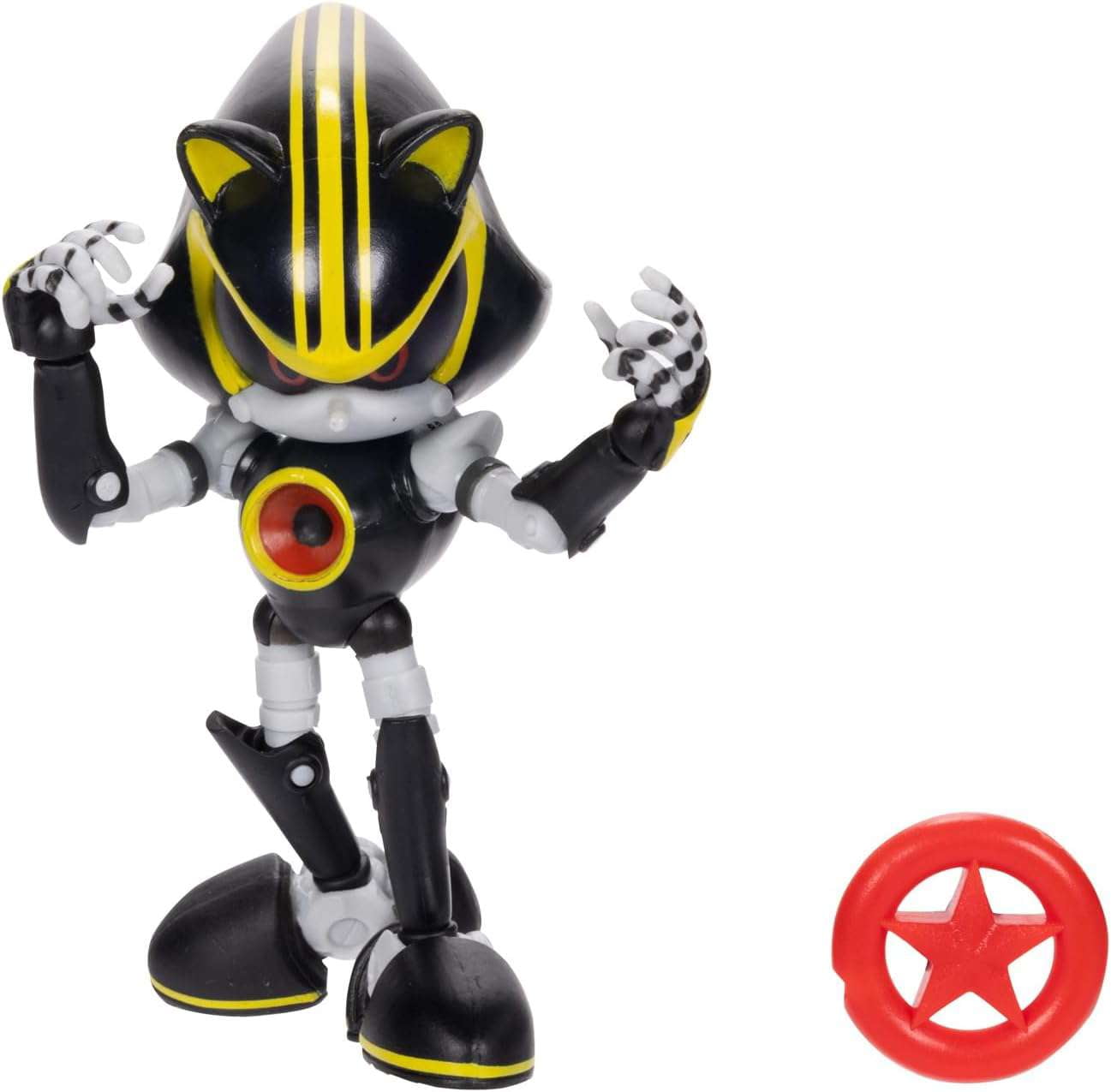 Jakks Pacific Sonic The Hedgehog Collectible Kids Action Figures, Plastic Black, 7" x 9"