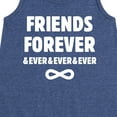 thumbnail image 3 of Instant Message - Friends Forever And Ever  - Girls Aline Dress, 3 of 6