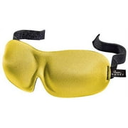 Bucky 40 Blinks No Pressure Solid Eye Mask for Sleep & Travel, Gold, One Size