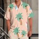thumbnail image 2 of Short Sleeve Button Shirt Men'S Casual Short Sleeve Shirt Loose Shirt With Pocket M, 2 of 5