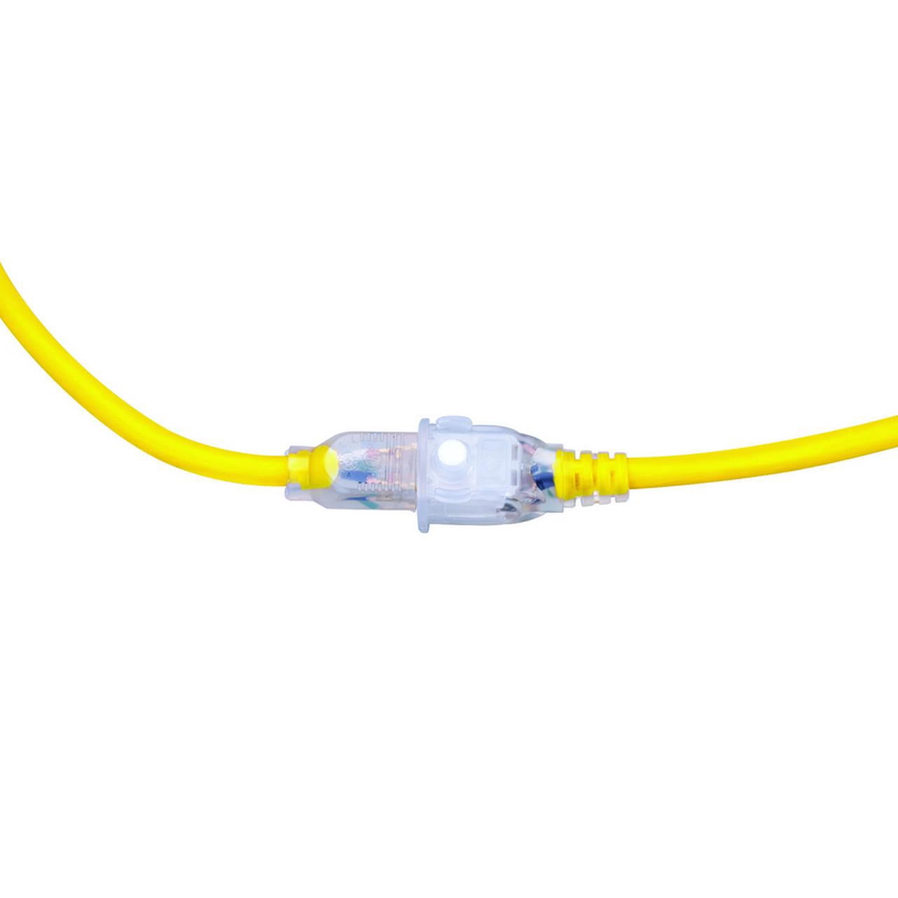 Monster Digital Outdoor Yellow Extension Cord 14/3 SJTW