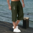 thumbnail image 2 of Wyzesi Christmas Party Pants for Men Velvet Jogging In Spring and Summer Relaxing and Relaxing Beach Vacation Nine Point Sweatpants Male Christmas Clothes, 2 of 4
