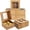 4, variant on Cupcake Boxes - Clear Window Display - Easy Assembly for Muffin Packaging - Food Grade Cupcake Containers - Pack of 24, 6-Count, Brown Paperboard, 9.4 x 6.2 x 2.9 in
