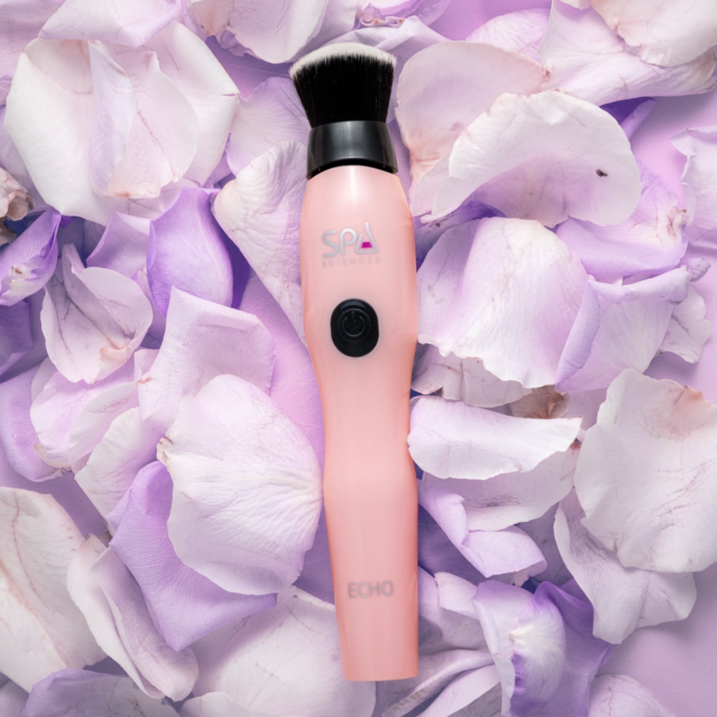 Spa Sciences ECHO, Rechargeable Sonic Makeup Brush for Airbrush Finish