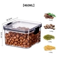 thumbnail image 2 of TNOBHG Airtight Spice Container 460/700/950/1300/1800ml Kitchen Sealed Storage Box Transparent Airtight Lock Leakproof Dustproof Moisture-proof Rice Cereal, 2 of 8