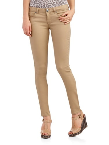 khaki skinny jeans walmart