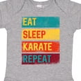thumbnail image 4 of Inktastic Eat Sleep Karate Repeat Boys or Girls Baby Bodysuit, 4 of 5