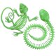 thumbnail image 4 of 1 set Fake Snake Halloween Snake Toy Toy Teleut Luminous Fake Gecko Accessy, 4 of 4