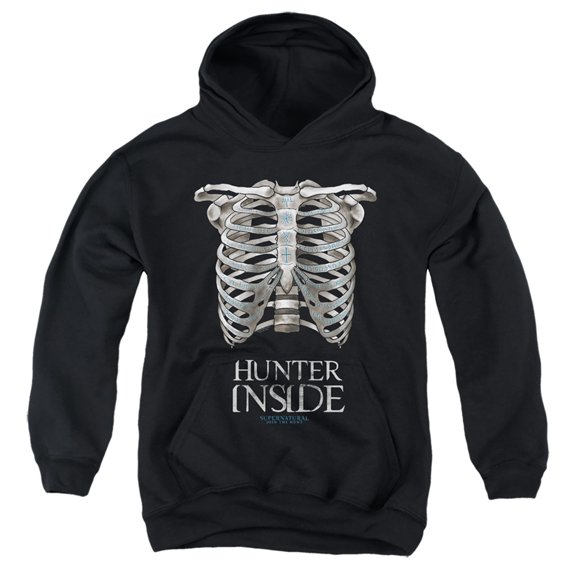 Supernatural - Hunter Inside - Youth Hooded Sweatshirt - Small