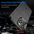 thumbnail image 3 of Slim Phone Case for iPhone 14 Pro (Not fit iPhone 14),Rugged Shield Case with Military Grade Shockproof Protection,Drop-Tested and Camera Lens Protection Cover for iPhone 14 Pro, HD Black, 3 of 16