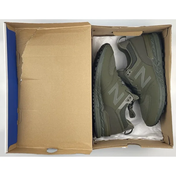 New Balance Mens 574 Army Olive MS574SCJ Size 8.5 D NIB Lifestyle Fresh Foam DS