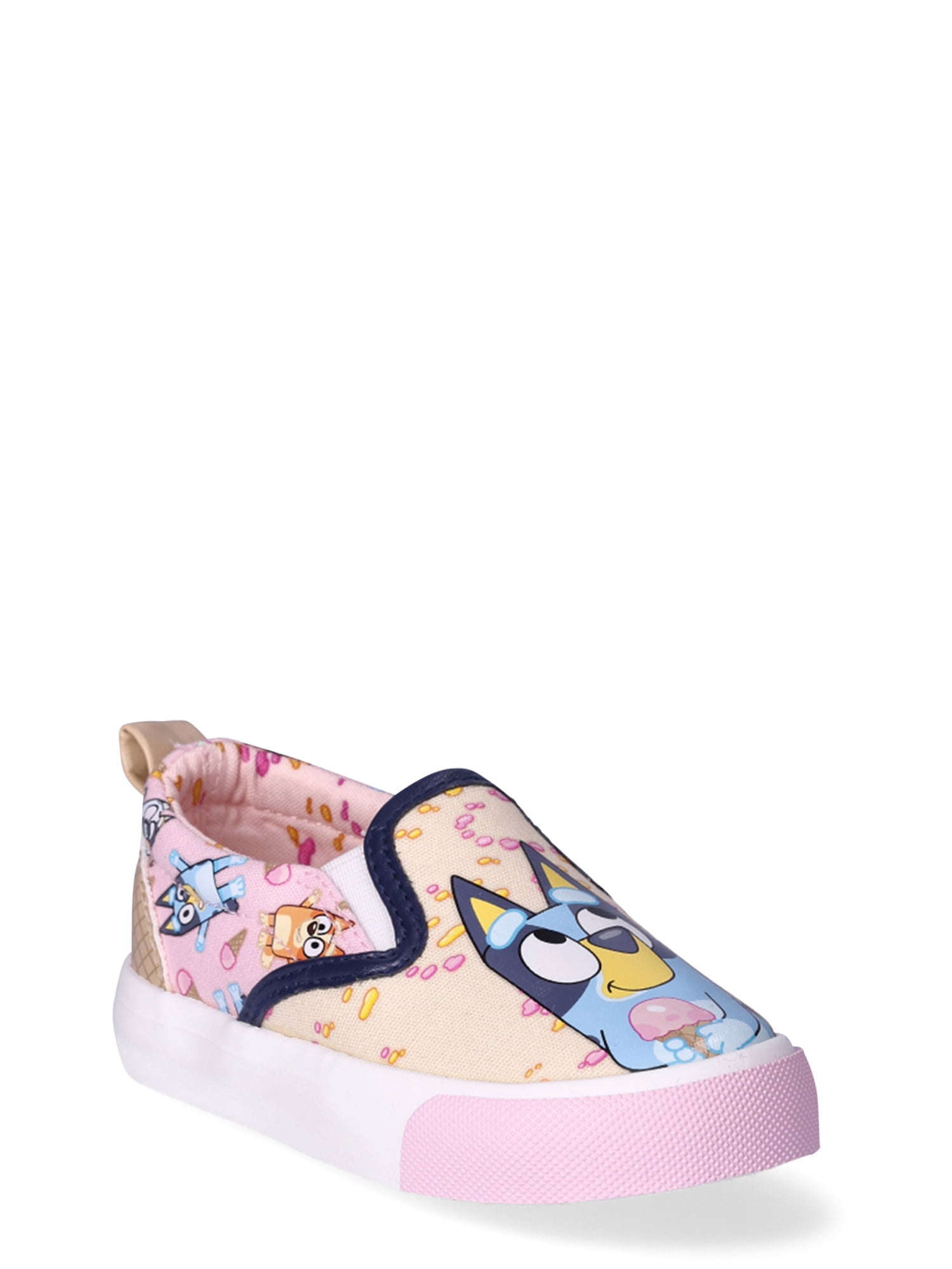 Bluey Toddler Girls’ Low-Top Slip-On Sneakers