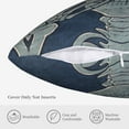 thumbnail image 5 of ZICANCN Skull Creativity Drawing Decorative Throw Pillow Covers , Couch Sofa Decorative Knit Pillow Covers for Living Room Farmhouse 12"x12", 5 of 8