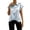 114Blue301, variant on WERYOUNG Summer Satin Blouse For Women Short Sleeve Elegant Casual Shirts Flowy Dressy Tunic Blouses Stylish Tops S