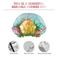 thumbnail image 5 of Balery Happy Easter Shower Caps, Double Layer Waterproof Shower Cap, Double Layers Reusable Shower Cap With Soft Comfortable For Long Thick Hair Soft Bath Shower Hair Caps, 5 of 9
