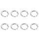thumbnail image 2 of Anillos de perforación Salvador joyería cuerpo 8 piezas, 2 of 6