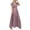 Pink, variant on Spring !ChaoHeng Women Dresses under $10 Free Shipping Trendy Dresses for Women 2025 Classy Women's Summer Fashion Round Neck Short Sleeve Solid Color Belt Plus Size Dress