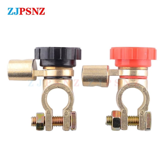 Car Truck Battery Quick Terminal Link Switch Clamp Top Post Terminal Cut-off Disconnect Isolator Switchs Battery Disconnector