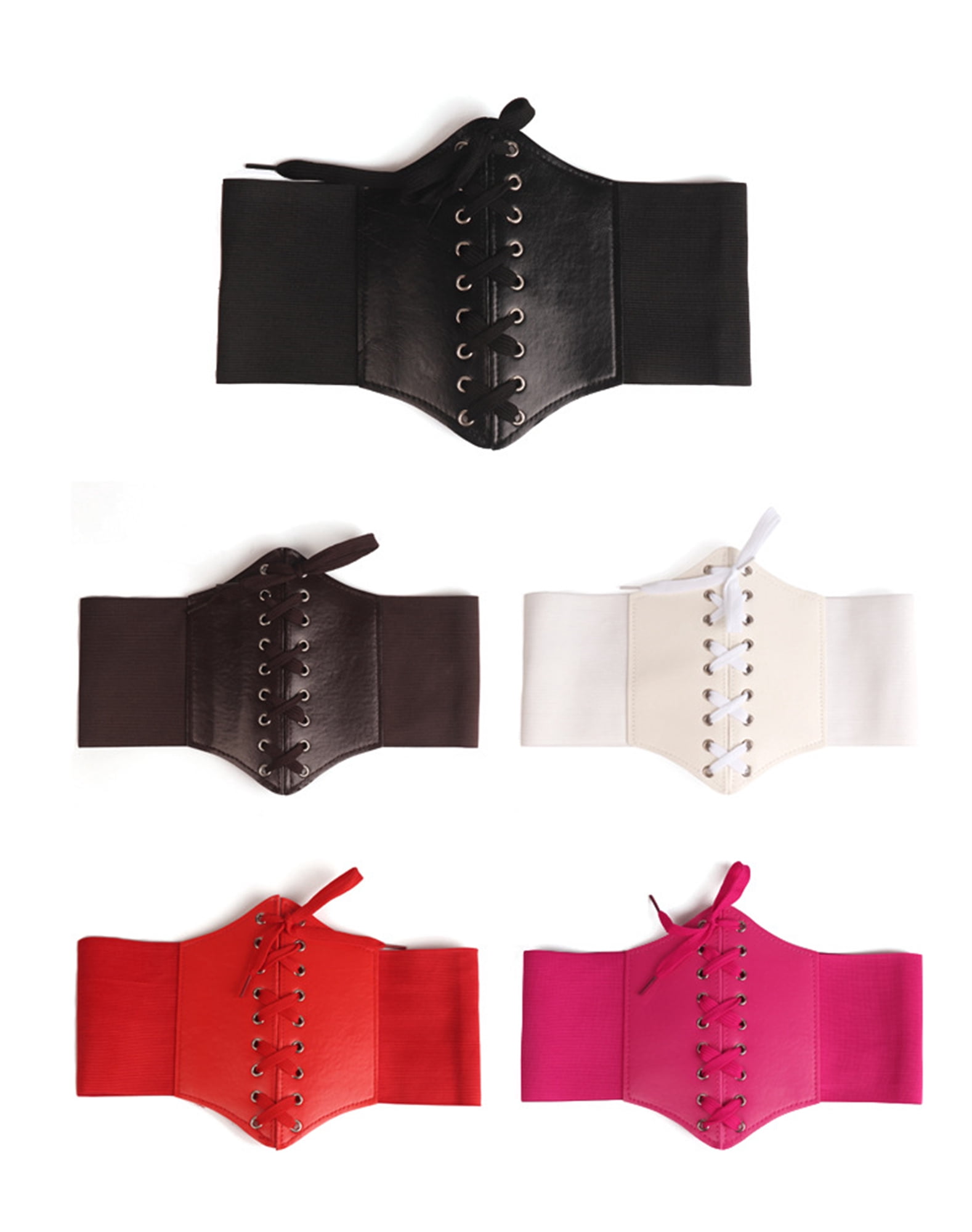 7895 Stretchy Corset Waist Belt For Women, Wide Elastic Tie Waspie Yievot Plus Size Wrap Stretchy Fashion Corset Waist Belt for  main image 2