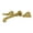 Brushed Brass, variant on Kingston Brass KS7120GL 8" Center Wall Mount Bathroom Faucet, Matte Black